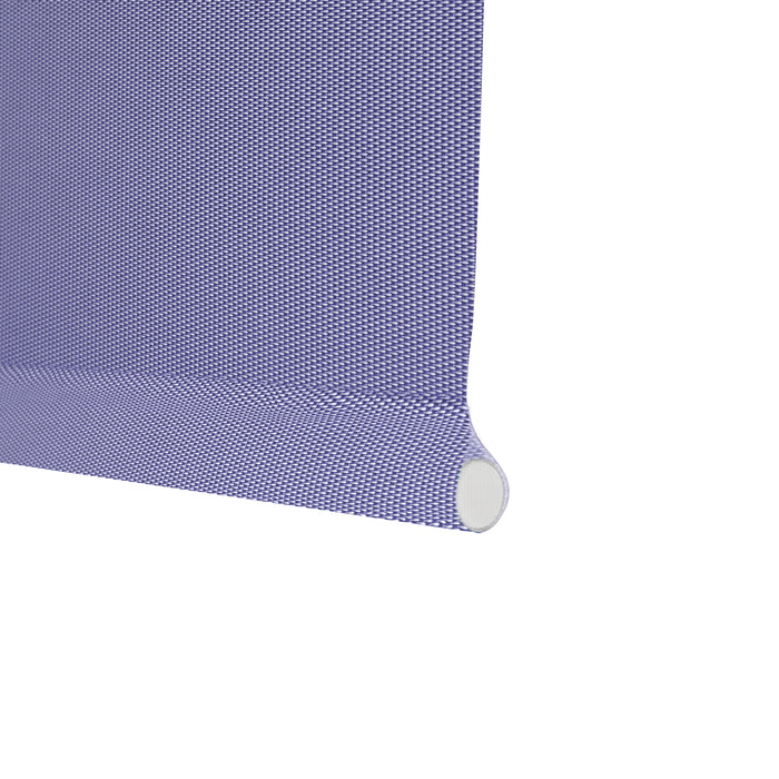 VIEWTEX Tenda a rullo Screen  10% Grado di apertura argento e azzurro 165 x 250 cm - Made in Europe - 5 anni di garanzia