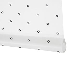 VIEWTEX Tenda a rullo Twist Printed Bianco e Nero 180 X 250cm - Made in Europe - 5 anni di Garanzia