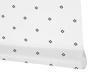 VIEWTEX Tenda a rullo Twist Printed Bianco e Nero 135 X 250cm - Made in Europe - 5 anni di Garanzia