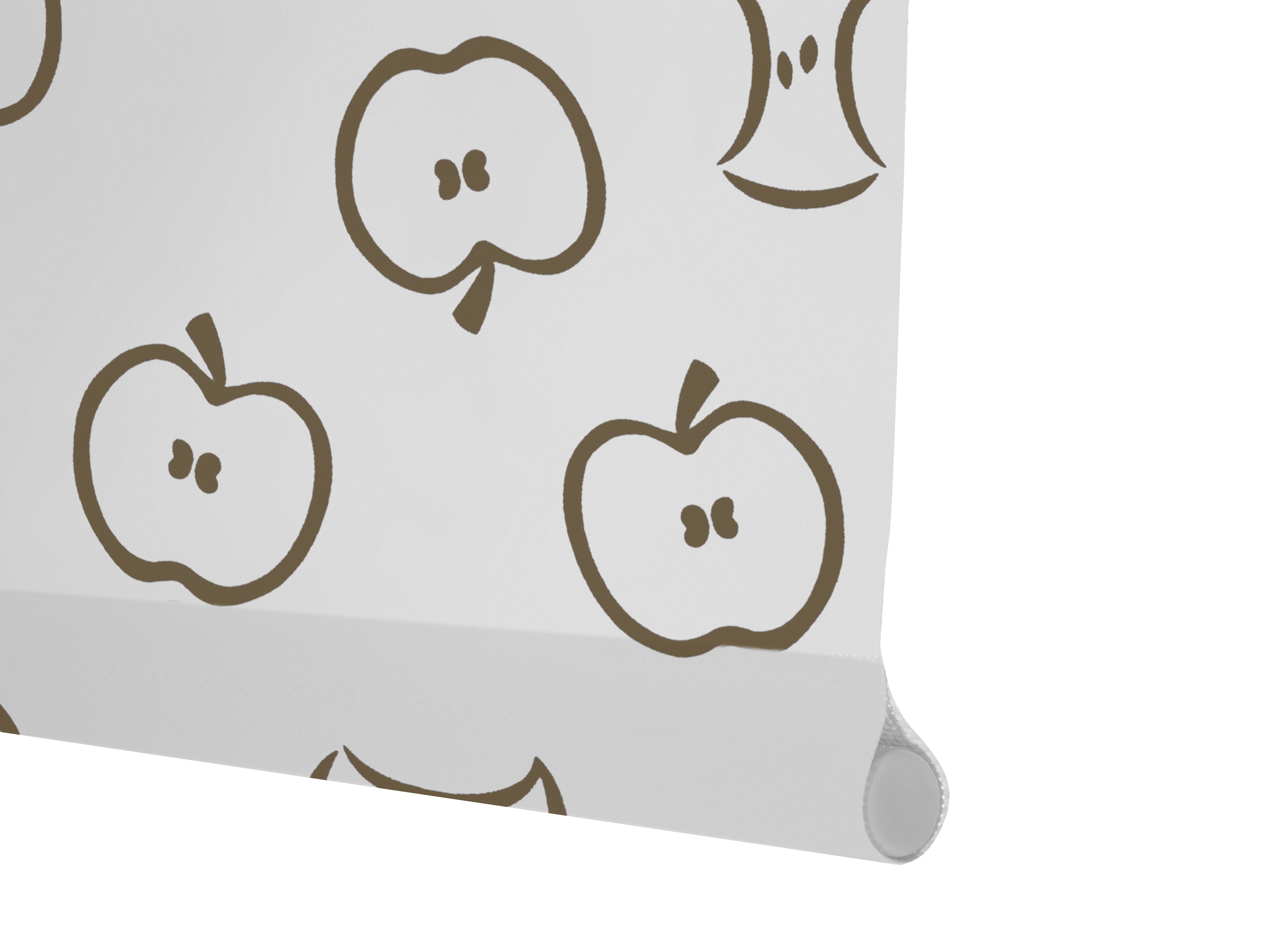 VIEWTEX Tenda a rullo Jazz Printed Bianco e Marrone 105 X 250cm - Made in Europe - 5 anni di Garanzia