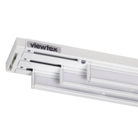VIEWTEX Binario per pannello giapponese bianco 144 cm - Made in Europe - 5 anni di garanzia