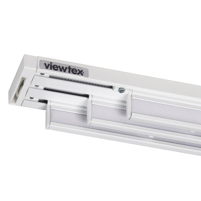 VIEWTEX Binario per pannello giapponese bianco 144 cm - Made in Europe - 5 anni di garanzia