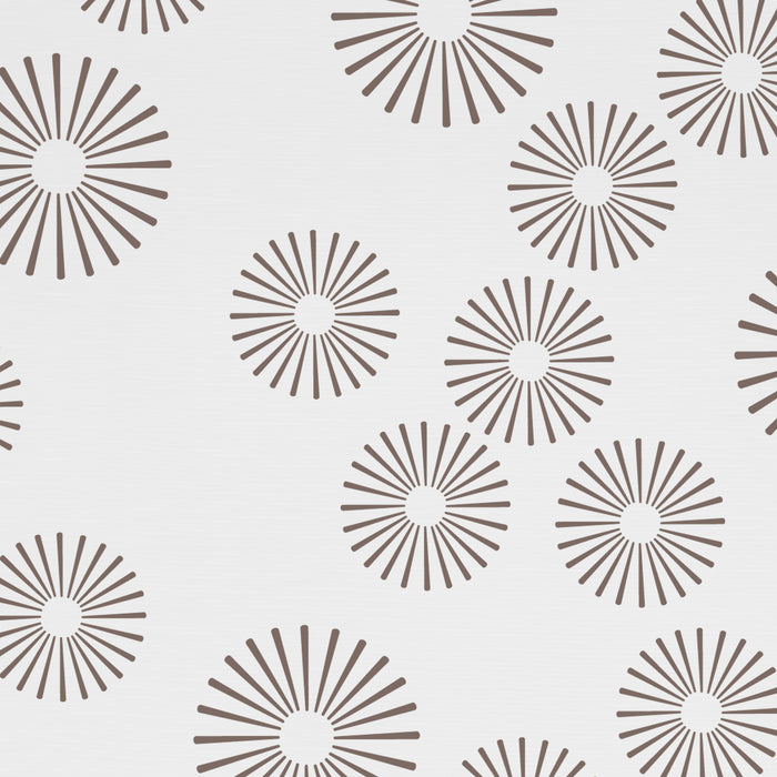 VIEWTEX Tenda a rullo Pasodoble Printed Bianco e Marrone 165 X 250cm - Made in Europe - 5 anni di Garanzia