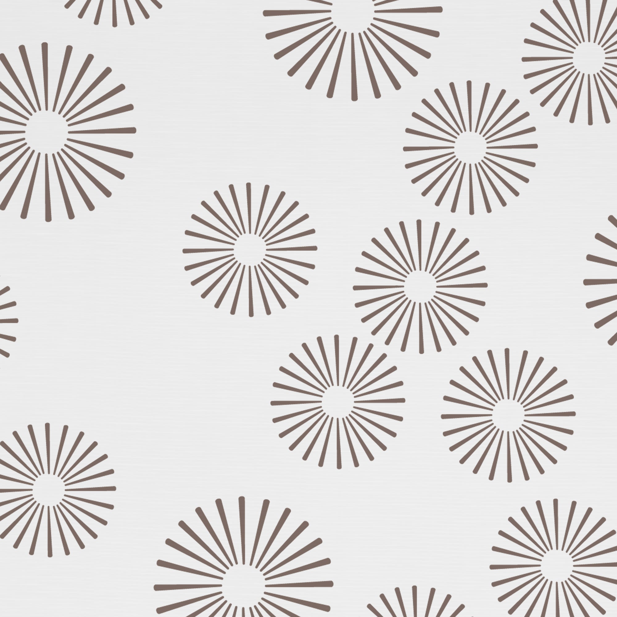 VIEWTEX Tenda a rullo Pasodoble Printed Bianco e Marrone 90 X 250cm - Made in Europe - 5 anni di Garanzia