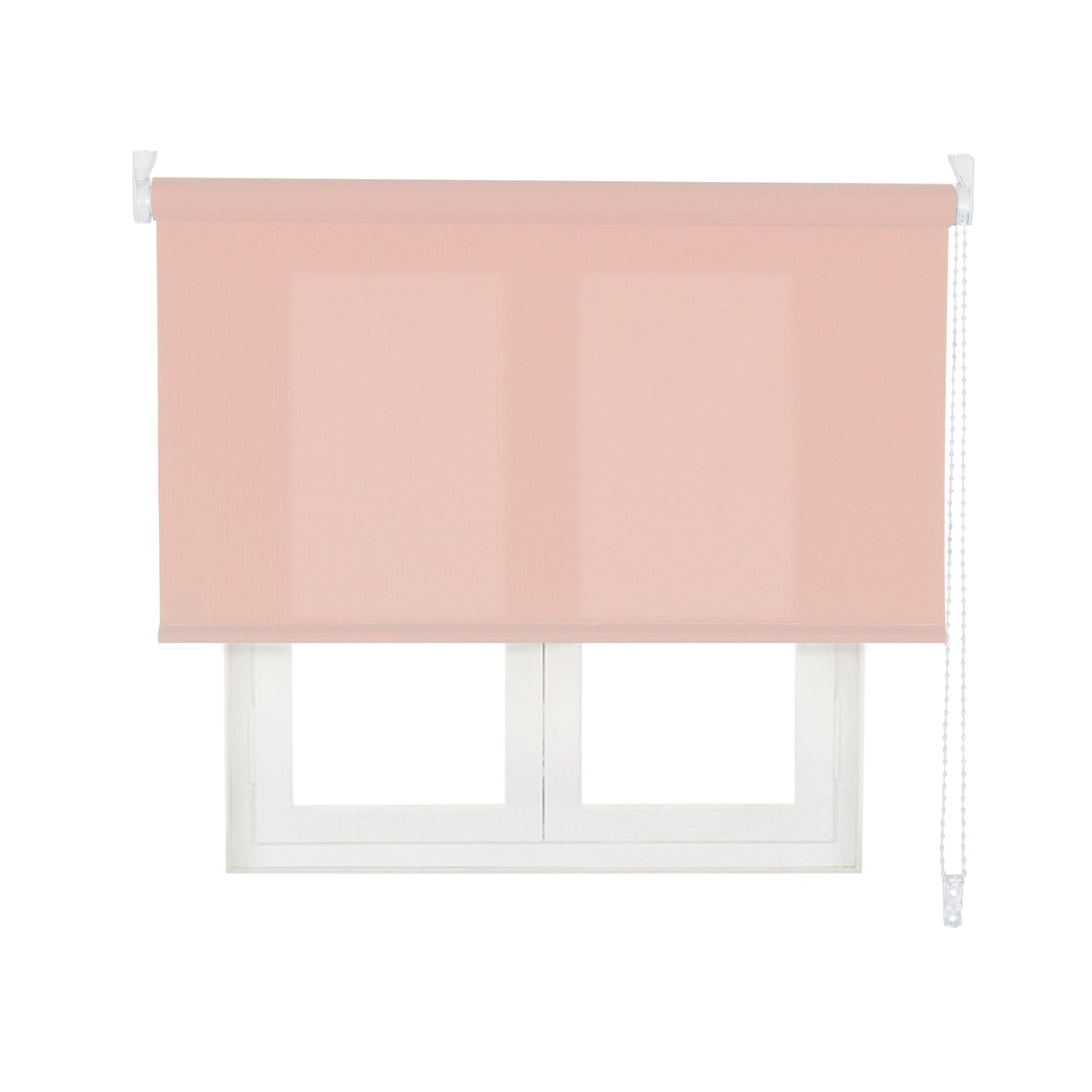 VIEWTEX Tenda a rullo traslucida L2000 Rosa quarzo 105 X 250cm - Made in Europe - 5 anni di garanzia