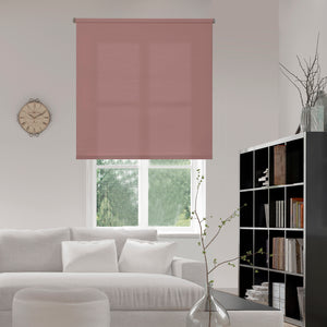 VIEWTEX Tenda a rullo traslucida L2000 Rosa antico 150 X 250cm - Made in Europe - 5 anni di garanzia