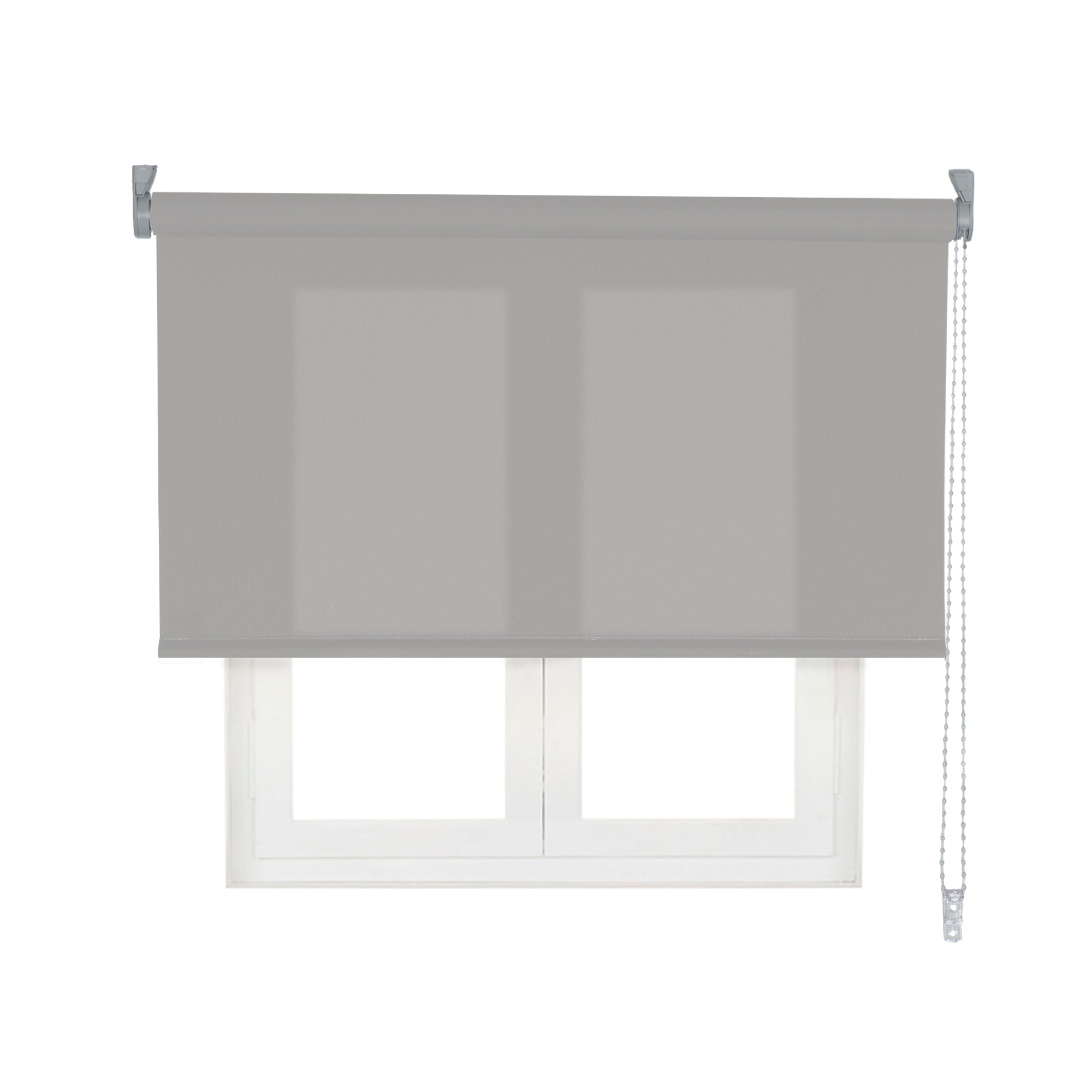 VIEWTEX Tenda a rullo traslucida L2000 Grigio 165 X 250cm - Made in Europe - 5 anni di garanzia