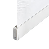 VIEWTEX Kit di pannelli giapponese (binario e pannelli) Screen - Grado di apertura 10% - Bianco 285 cm - Made in Europe - 5 anni di garanzia