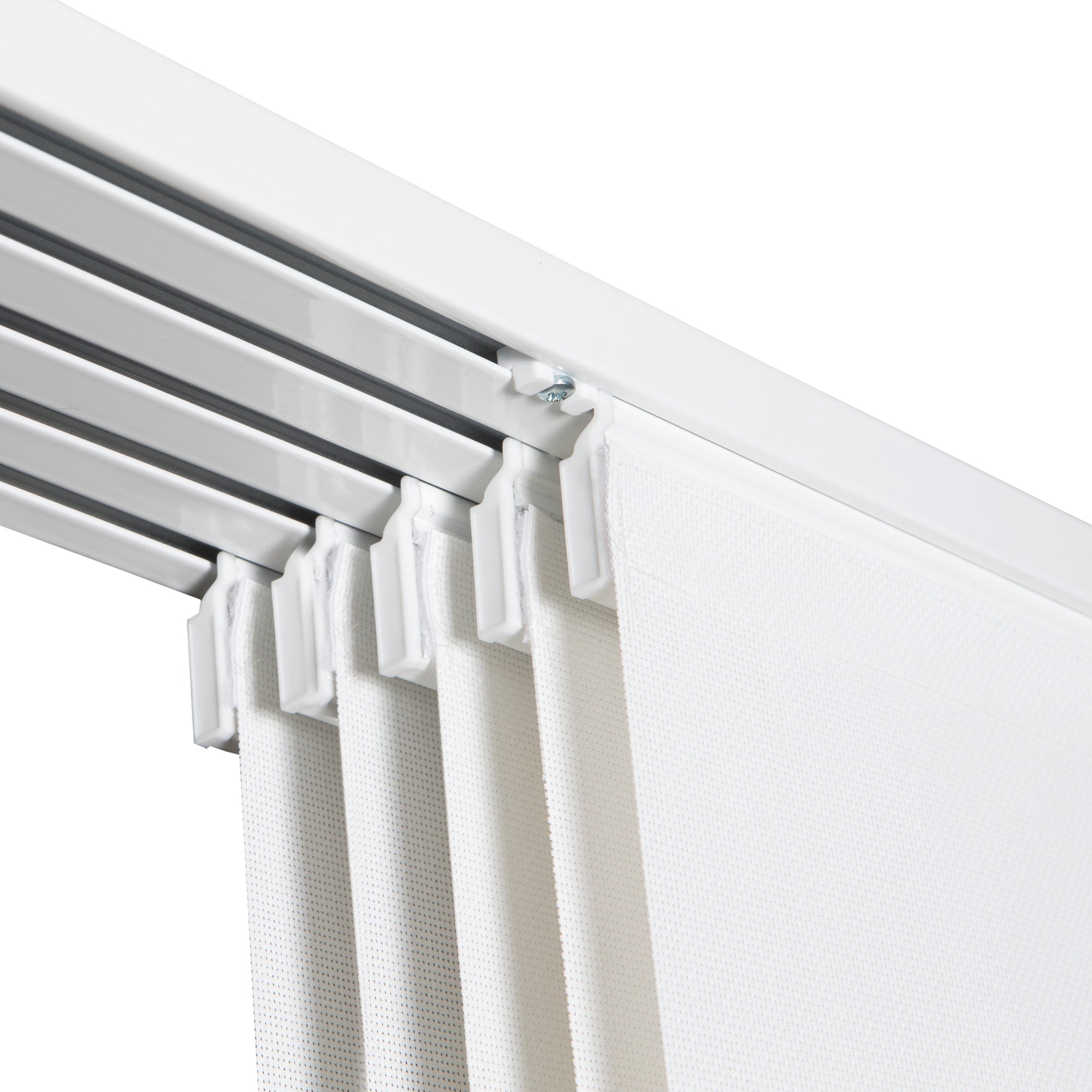 VIEWTEX Kit di pannelli giapponese (binario e pannelli) Screen - Grado di apertura 10% - Bianco 238 cm - Made in Europe - 5 anni di garanzia