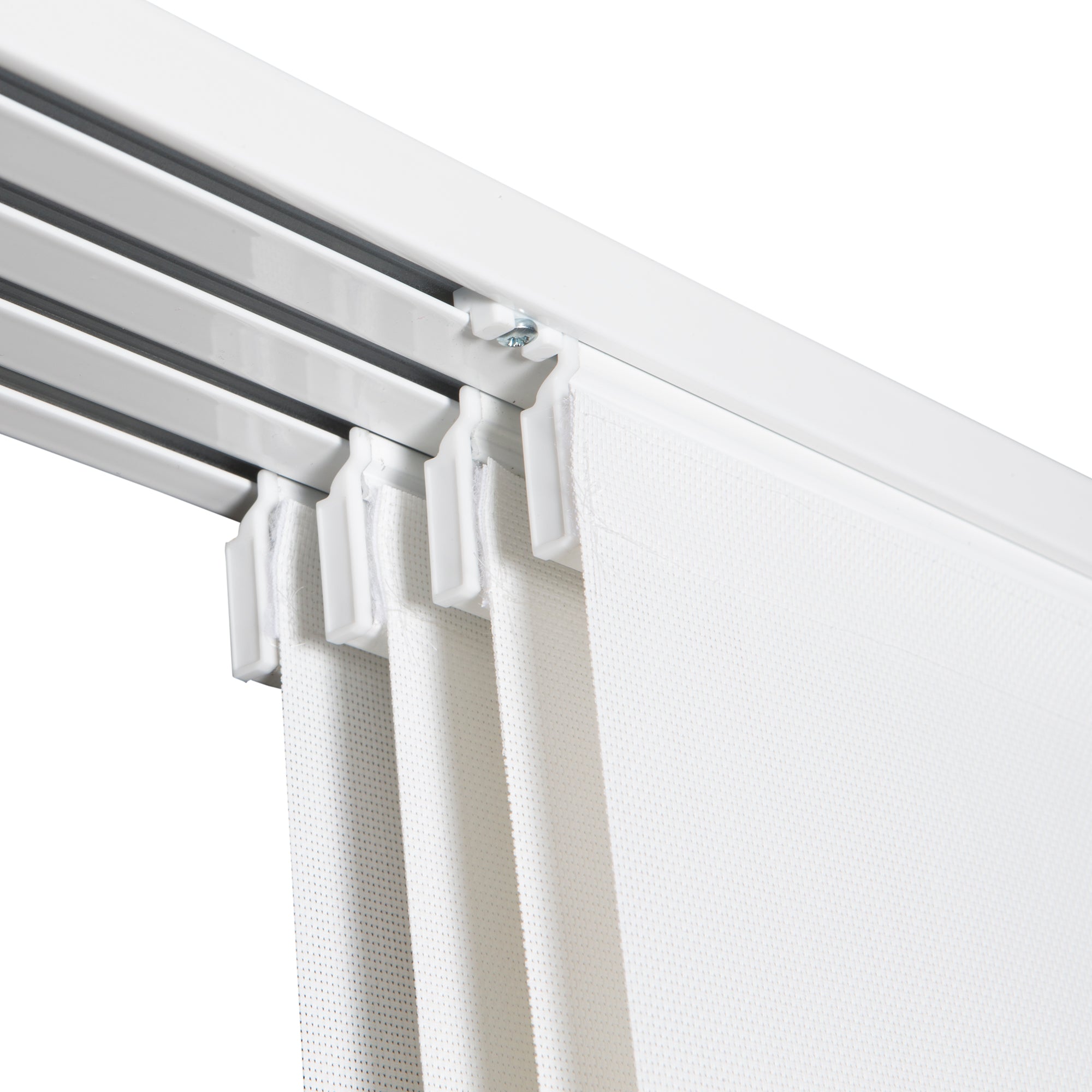 VIEWTEX Kit di pannelli giapponese (binario e pannelli) Screen - Grado di apertura 10% - Bianco 191 cm - Made in Europe - 5 anni di garanzia