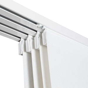 VIEWTEX Kit di pannelli giapponese (binario e pannelli) Screen - Grado di apertura 10% - Bianco 191 cm - Made in Europe - 5 anni di garanzia