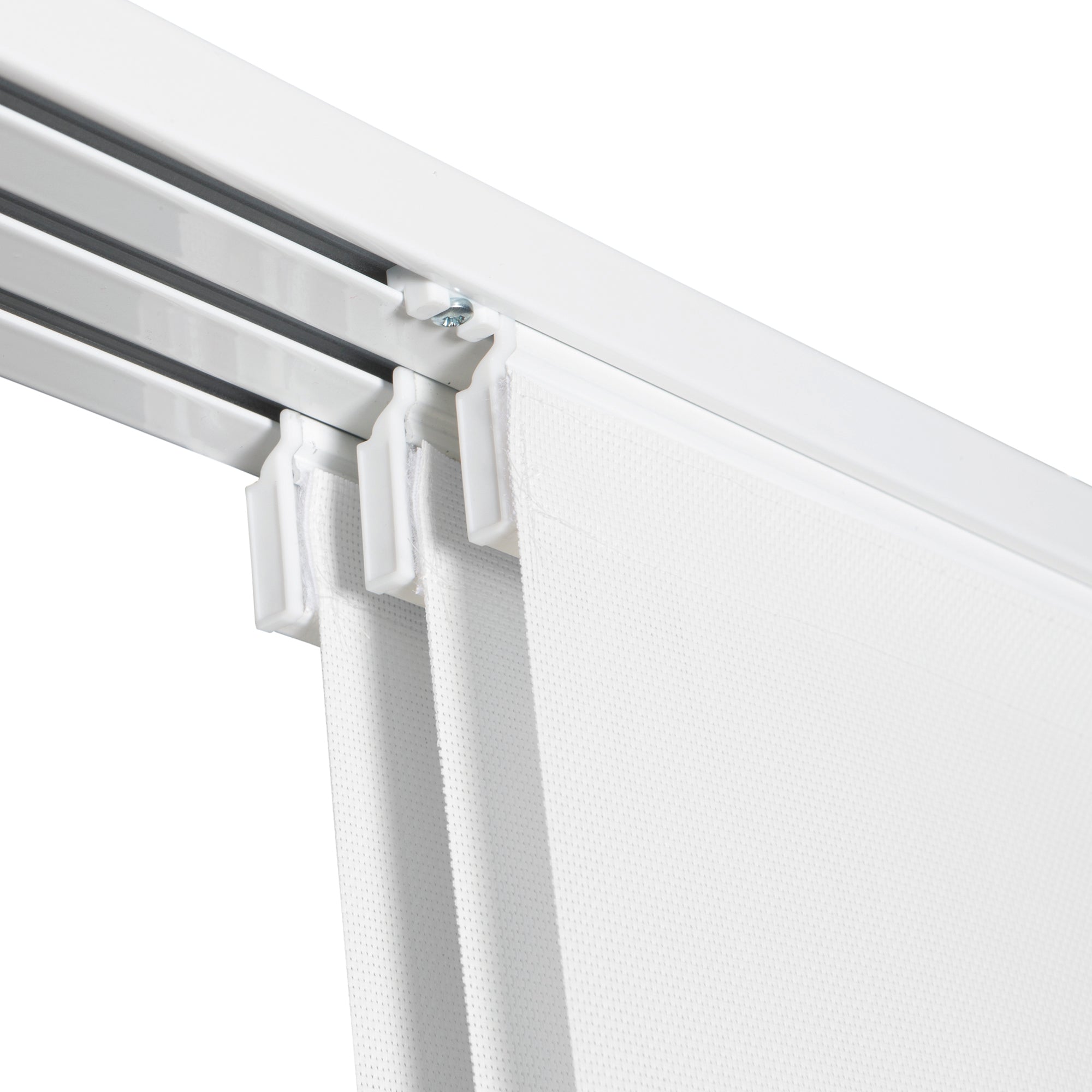 VIEWTEX Kit di pannelli giapponese (binario e pannelli) Screen - Grado di apertura 10% - Bianco 144 cm - Made in Europe - 5 anni di garanzia