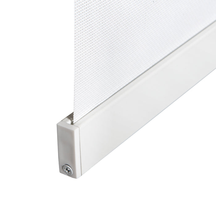 VIEWTEX Kit di pannelli giapponese (binario e pannelli) Screen - Grado di apertura 10% - Bianco 144 cm - Made in Europe - 5 anni di garanzia