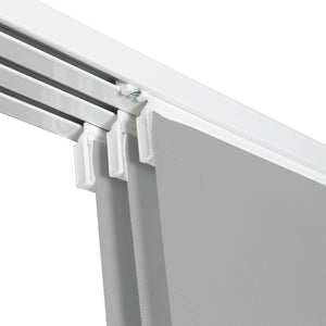 VIEWTEX Kit di pannelli giapponese (binario e pannelli) Screen - Grado di apertura 10% - Grigio perla 285 cm - Made in Europe - 5 anni di garanzia