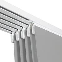 VIEWTEX Kit di pannelli giapponese (binario e pannelli) Screen - Grado di apertura 10% - Grigio perla 238 cm - Made in Europe - 5 anni di garanzia