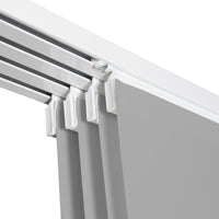VIEWTEX Kit di pannelli giapponese (binario e pannelli) Screen - Grado di apertura 10% - Grigio perla 191 cm - Made in Europe - 5 anni di garanzia