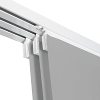 VIEWTEX Kit di pannelli giapponese (binario e pannelli) Screen - Grado di apertura 10% - Grigio perla 144 cm - Made in Europe - 5 anni di garanzia