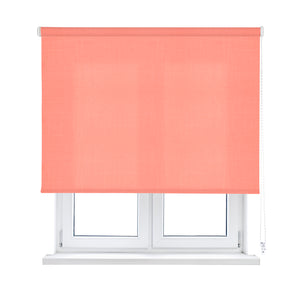 VIEWTEX Tenda a rullo Traslucida Shape Salmone 105 X 250cm - Made in Europe - 5 anni di garanzia
