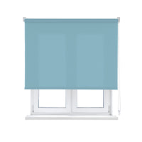 VIEWTEX Tenda a rullo traslucida L2000 azzurro siberiano 120 X 250cm - Made in Europe - 5 anni di garanzia
