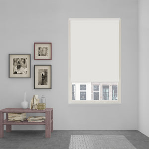 VIEWTEX Tenda a rullo opaca termica/oscurante  Easy Fix Bianco 60 X 190 cm - Made in Europe - 5 anni di garanzia