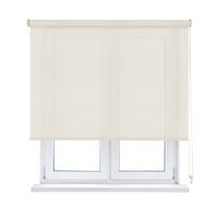 VIEWTEX Tenda a rullo Easy Fix Screen 10% Grado di apertura Lino bianco 45 X 190 cm - Made in Europe - 5 anni di garanzia