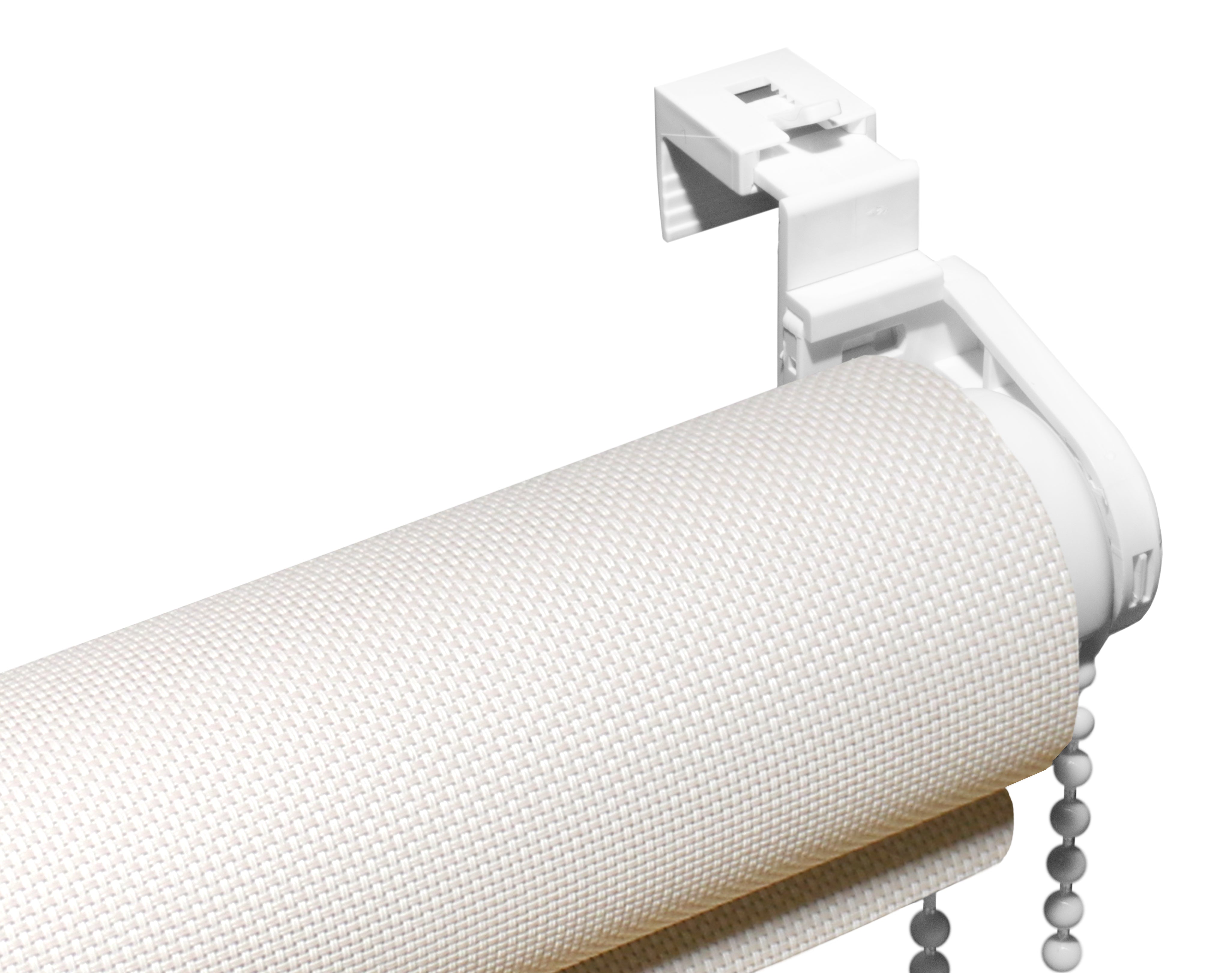 VIEWTEX Tenda a rullo Easy Fix Screen 10% Grado di apertura Lino bianco 60 X 190 cm - Made in Europe - 5 anni di garanzia