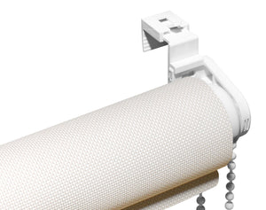 VIEWTEX Tenda a rullo Easy Fix Screen 10% Grado di apertura Lino bianco 60 X 190 cm - Made in Europe - 5 anni di garanzia