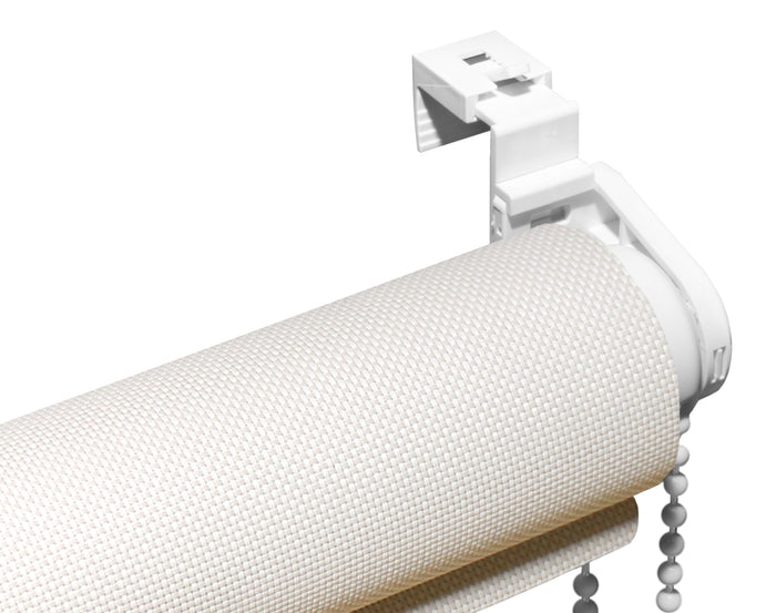 VIEWTEX Tenda a rullo Easy Fix Screen 10% Grado di apertura Lino bianco 60 X 190 cm - Made in Europe - 5 anni di garanzia