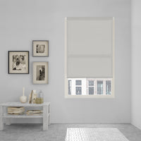 VIEWTEX Tenda a rullo Easy Fix Traslucida Ecofuture (100% tessuto riciclato) Grigio 55 X 190cm - Made in Europe - 5 anni di garanzia