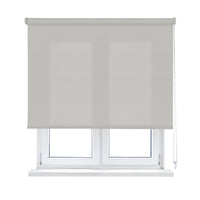 VIEWTEX Tenda a rullo Traslucida Ecofuture (100% tessuto riciclato) Grigio 120 X 250cm - Made in Europe - 5 anni di garanzia