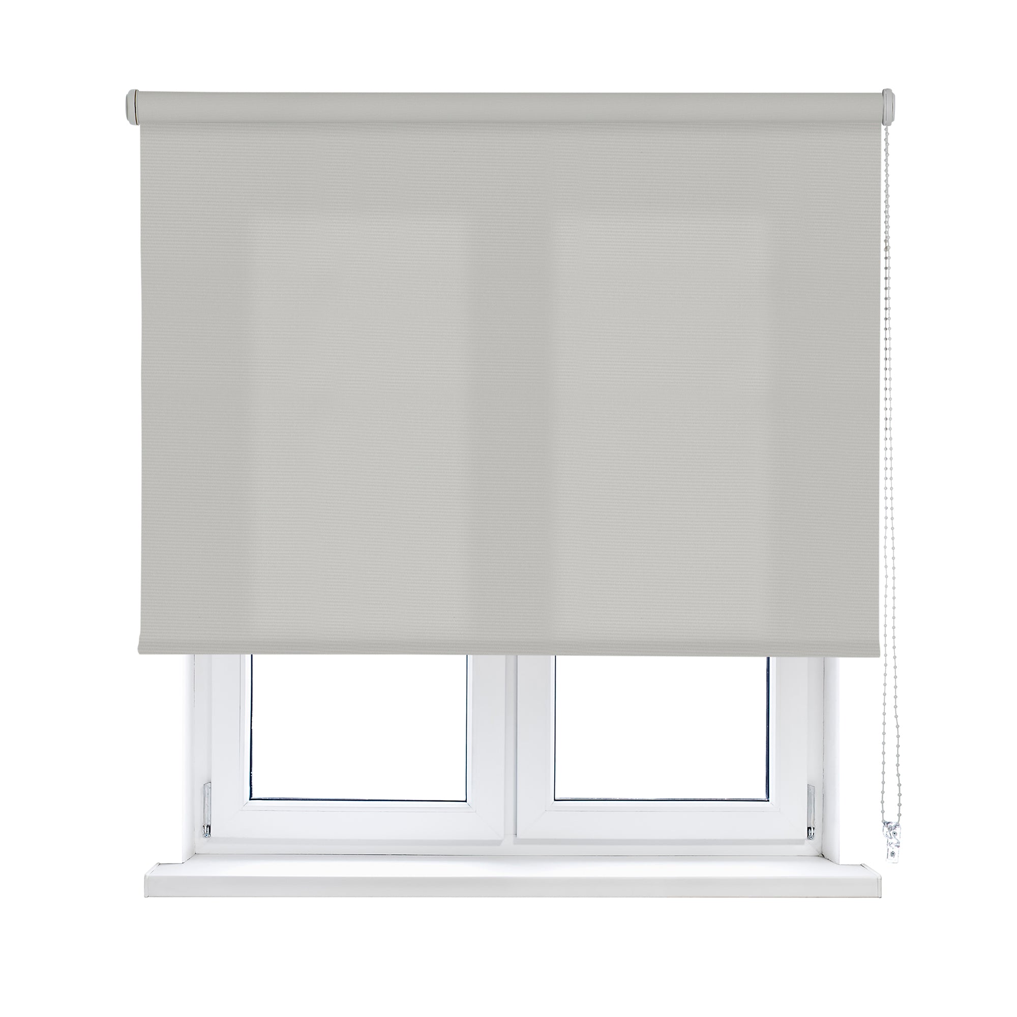 VIEWTEX Tenda a rullo Traslucida Ecofuture (100% tessuto riciclato) Grigio 75 X 190cm - Made in Europe - 5 anni di garanzia