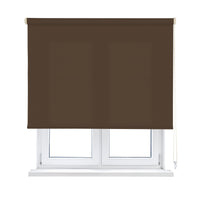 VIEWTEX Tenda a rullo Traslucida Ecofuture (100% tessuto riciclato) Marrone 75 X 190cm - Made in Europe - 5 anni di garanzia