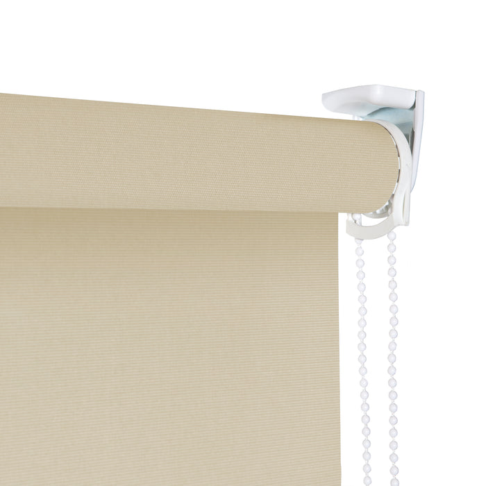 VIEWTEX Tenda a rullo Traslucida Ecofuture (100% tessuto riciclato) Ivory 135 X 190cm - Made in Europe - 5 anni di garanzia