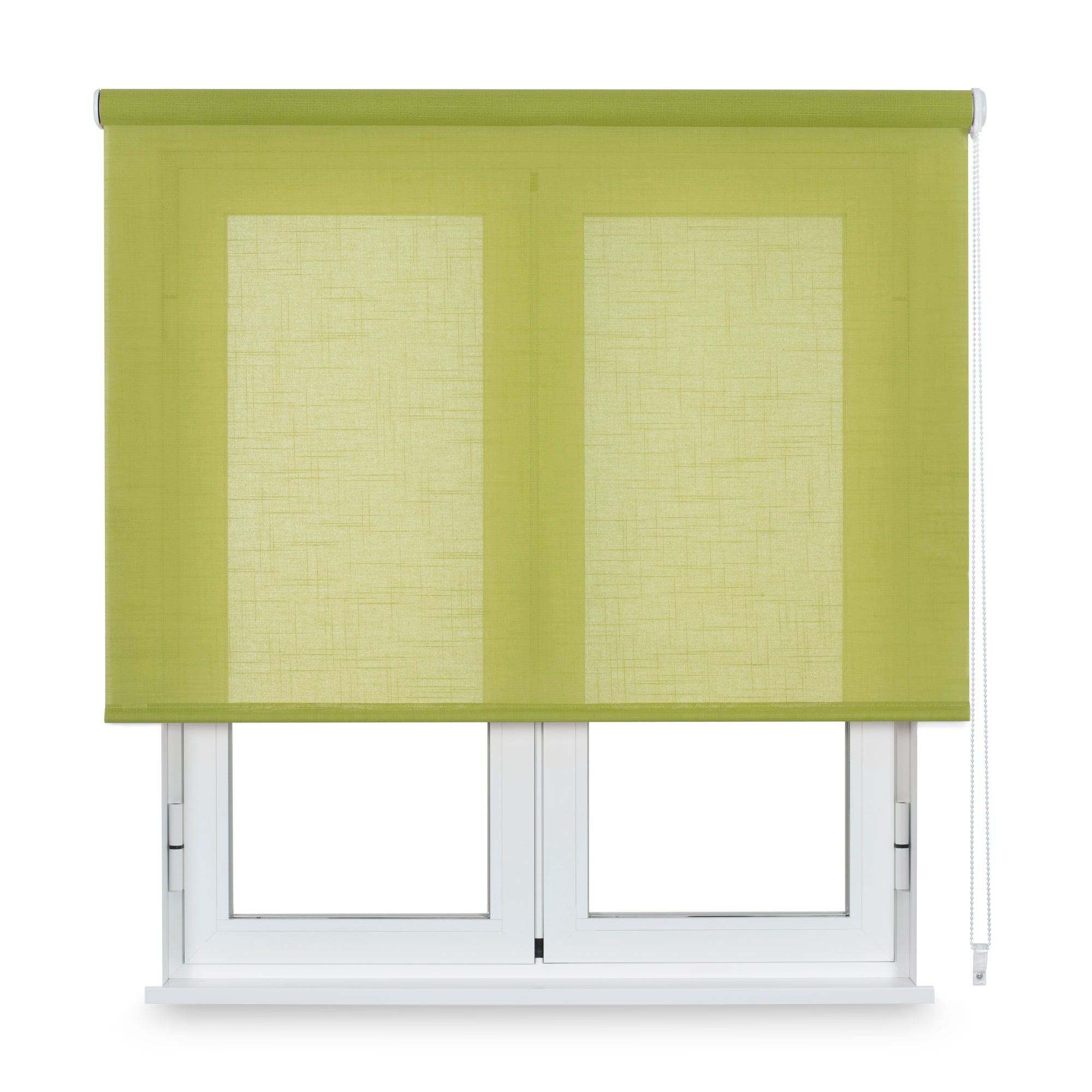 VIEWTEX Tenda a rullo traslucida Etamine Verde 105 X 250cm - Made in Europe - 5 anni di garanzia