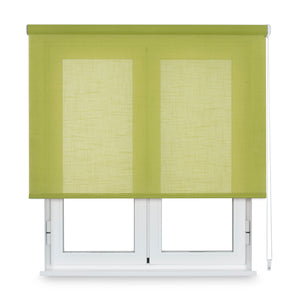 VIEWTEX Tenda a rullo traslucida Etamine Verde 105 X 250cm - Made in Europe - 5 anni di garanzia