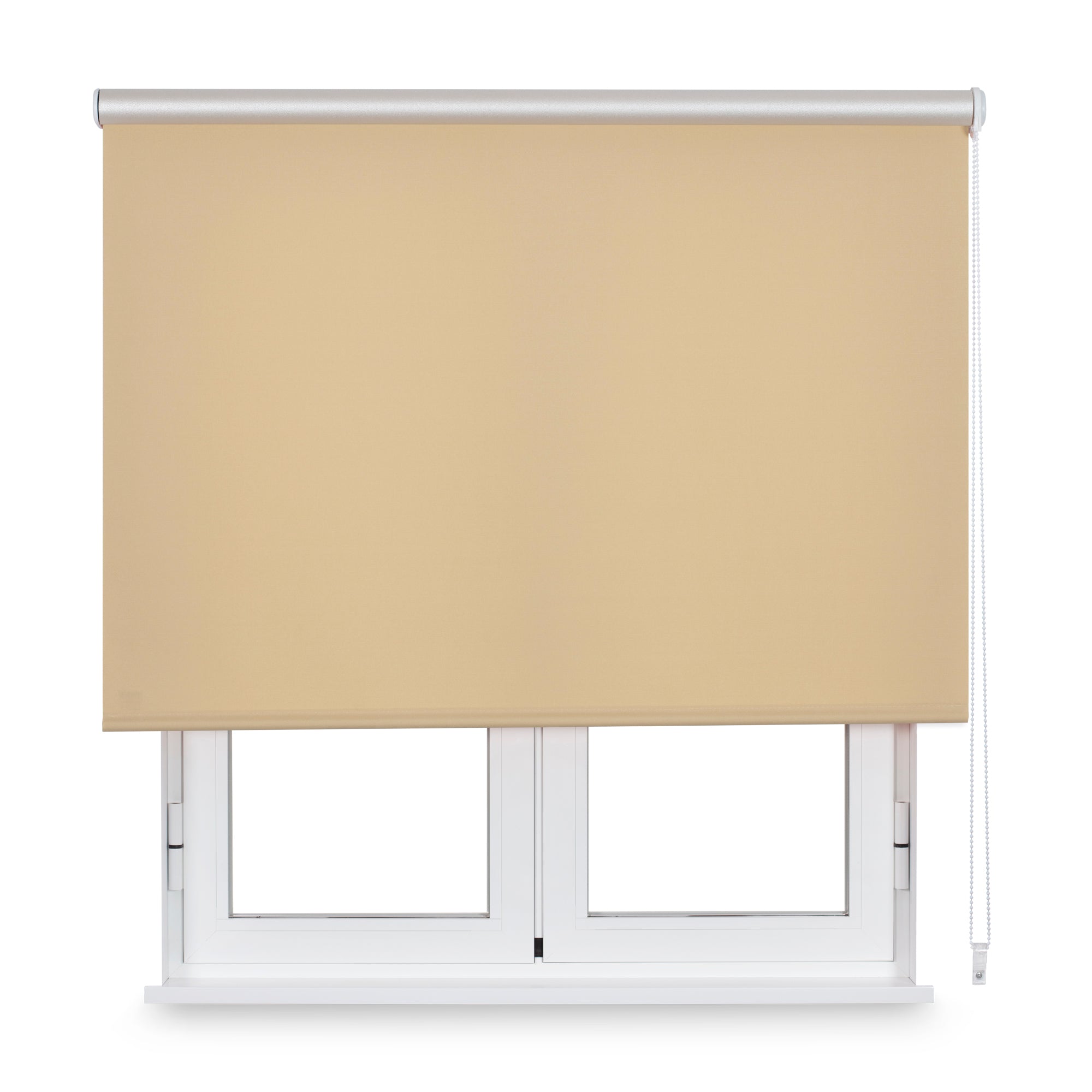 VIEWTEX Tenda a rullo traslucida L2000 Madreperla Arancione 135 X 190cm - Made in Europe - 5 anni di garanzia