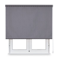 VIEWTEX Tenda a rullo traslucida Link Bright Brass Grigio 120 X 190cm - Made in Europe - 5 anni di garanzia