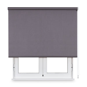 VIEWTEX Tenda a rullo traslucida Metallici Grigio 105 X 190cm - Made in Europe - 5 anni di garanzia