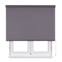 VIEWTEX Tenda a rullo traslucida Metallici Grigio 105 X 190cm - Made in Europe - 5 anni di garanzia