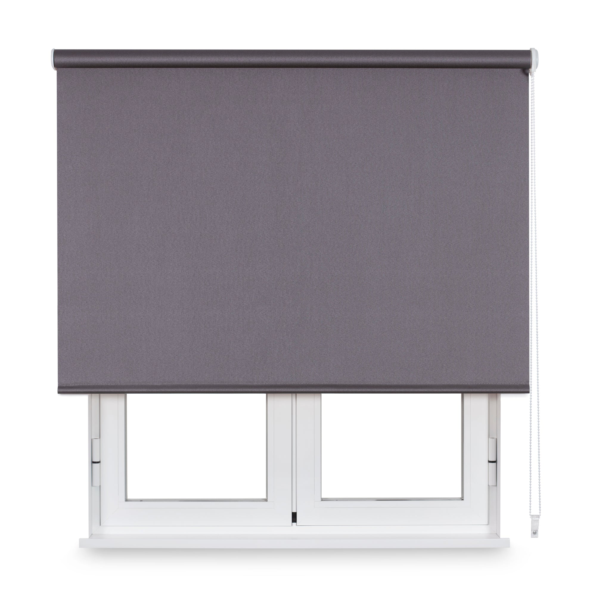 VIEWTEX Tenda a rullo traslucida Metallici Grigio 120 X 190cm - Made in Europe - 5 anni di garanzia