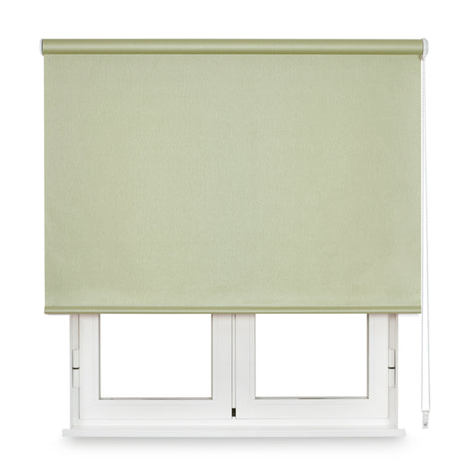 VIEWTEX Tenda a rullo traslucida Metallici Verde 120 X 190cm - Made in Europe - 5 anni di garanzia