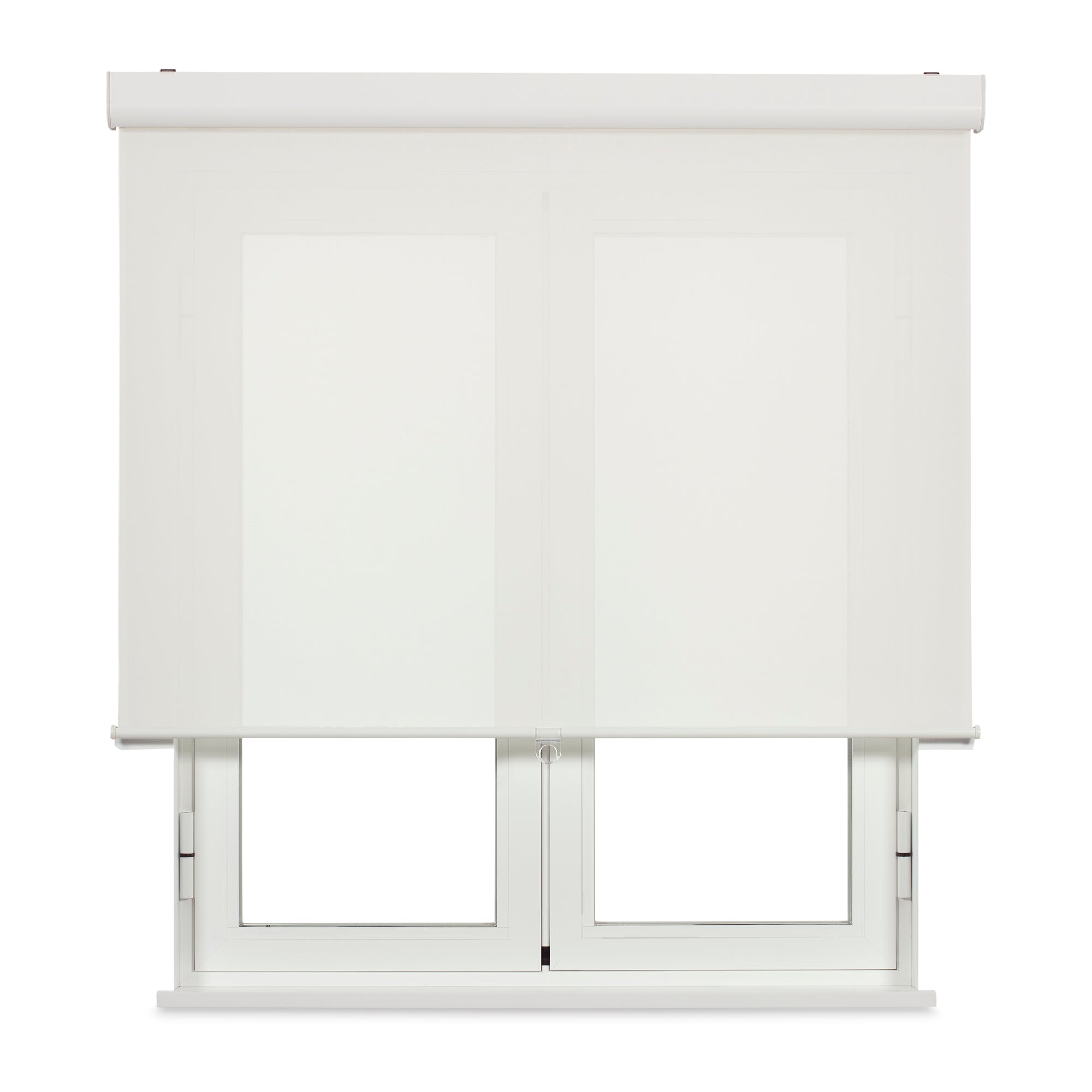 Tenda a rullo a molla con cassetto Screen apertura 10% 120 X 190cm colore bianco, Made in Europe