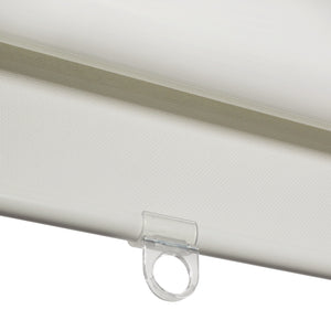 Tenda a rullo a molla con cassetto Screen apertura 10% 75 X 190cm colore bianco, Made in Europe