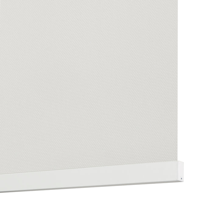 VIEWTEX Tenda a rullo motorizzata con cassetto Screen apertura 10% Bianco 120 X 190cm - Made in Spain - 5 anni di garanzia