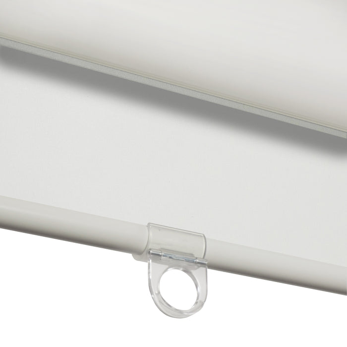 Tenda a rullo a molla con cassetto Oscurante/Bianco135 X 190cm colore bianco, Made in Europe