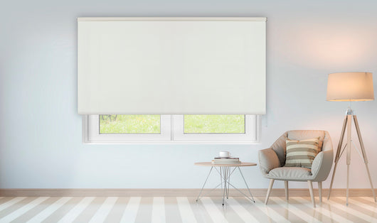 VIEWTEX Tenda a rullo Traslucida Chela Bianco 150 X 250cm - Made in Europe - 5 anni di Garanzia