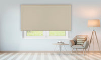 VIEWTEX Tenda a rullo Traslucida Chela Beige 180 X 250cm - Made in Europe - 5 anni di Garanzia