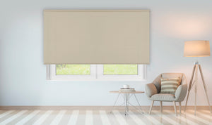 VIEWTEX Tenda a rullo Traslucida Chela Beige 120 X 250cm - Made in Europe - 5 anni di Garanzia