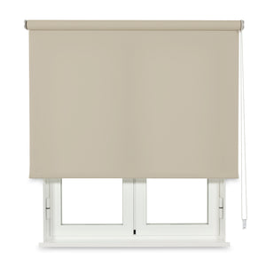 VIEWTEX Tenda a rullo Traslucida Chela Beige 220 X 250cm - Made in Europe - 5 anni di Garanzia