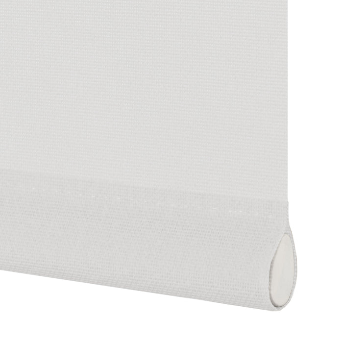 VIEWTEX Tenda a rullo traslucida Cotone (Cotone riciclato) Bianco 120 X 250cm - Made in Europe - 5 anni di garanzia